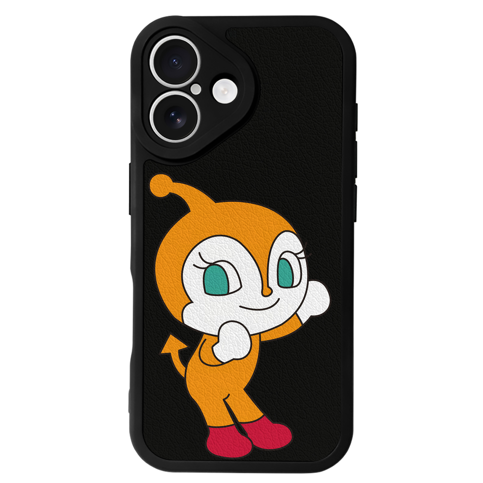 （画像用） アンパンマン Anpanman 【iPhone 16シリーズ対応】シリコンスマホケース（レザー調） 材質：シリコン